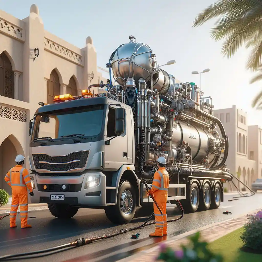 معدات حديثة لتسليك المجاري في شركة تسليك مجاري بالقطيف